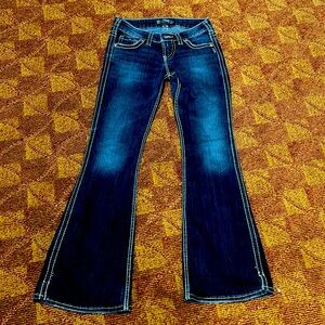 Women’s 25W 31L Silver jeans
